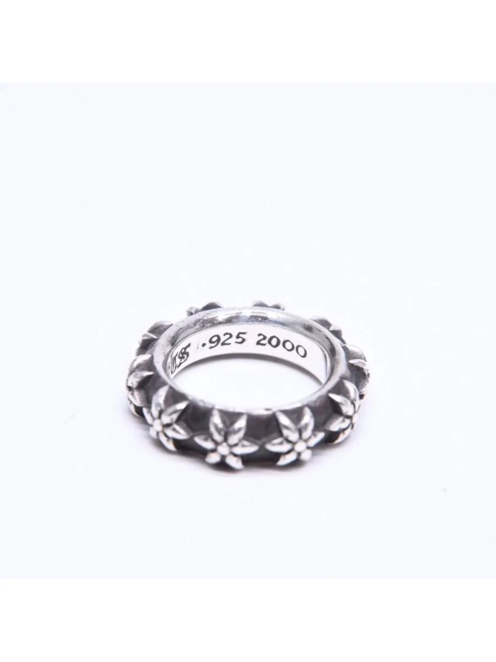 Chrome Hearts Star Band Ring 925 Sterling Silver